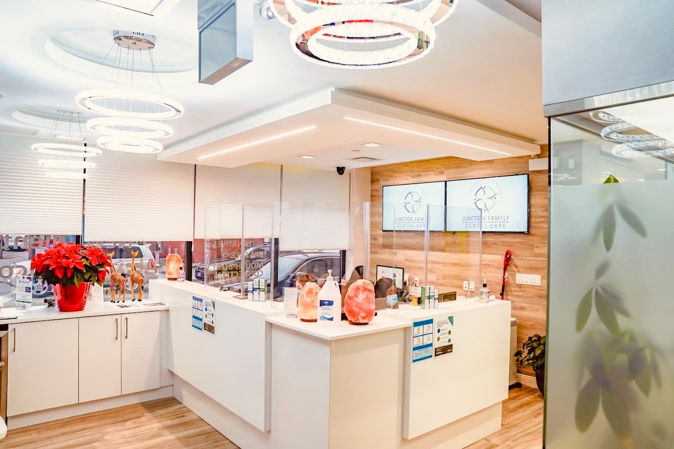 Modern clinic interior and reception area