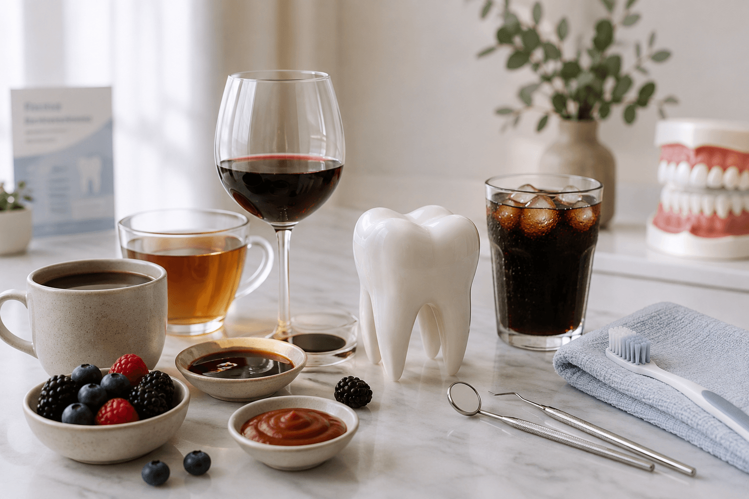 Foods and Drinks that Stain Your Teeth: What Causes Teeth Discolouration and How to Prevent It